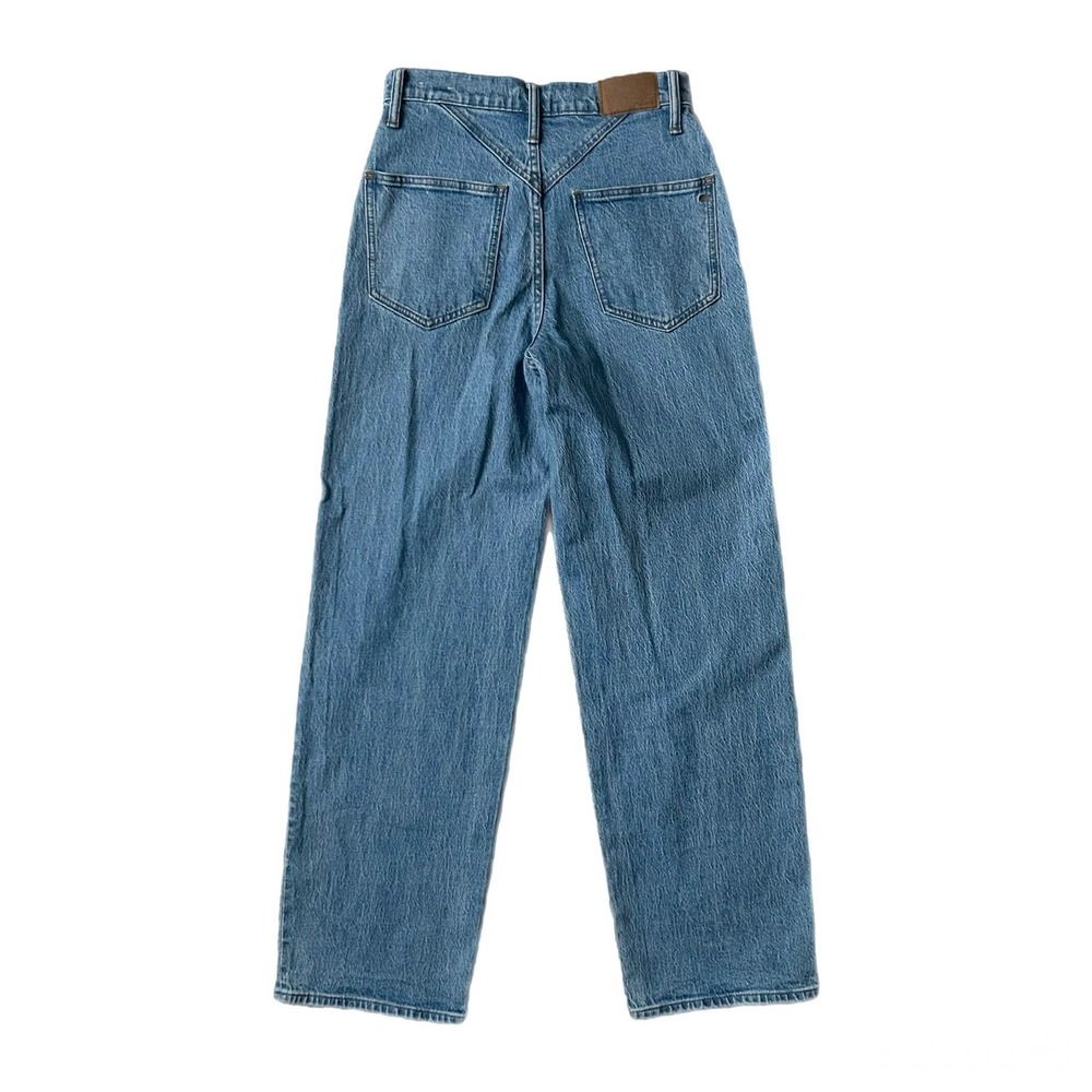 NEW Madewell The Perfect Vintage Wide-Leg Jean Harding Wash Button Fly Size 26 - Picture 4 of 9